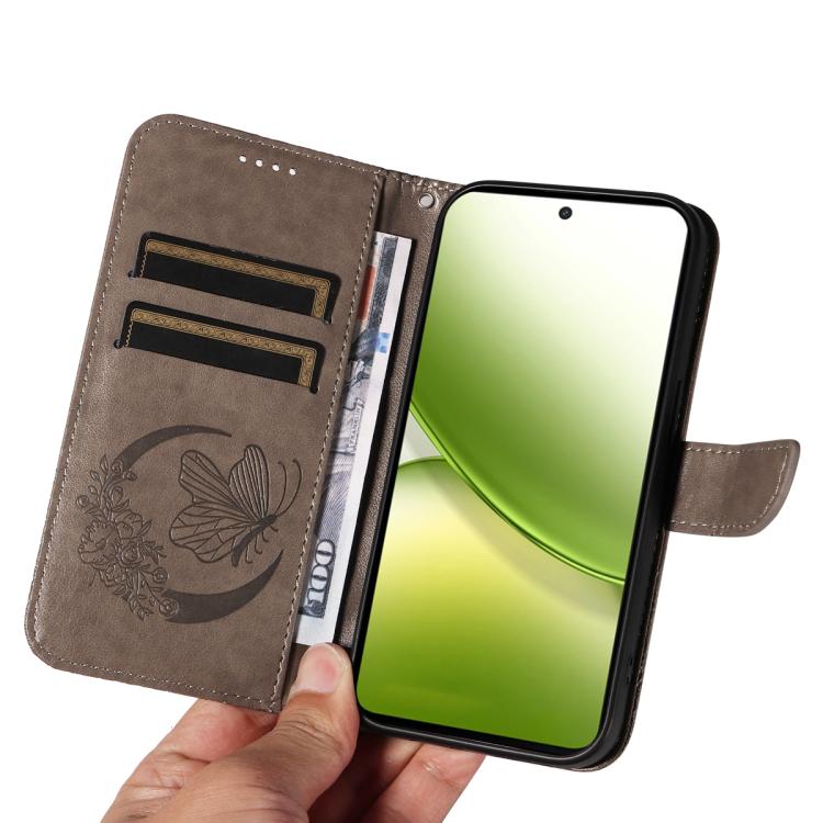 For vivo Y400 5G Swallowtail Butterfly Embossed Leather Phone Case