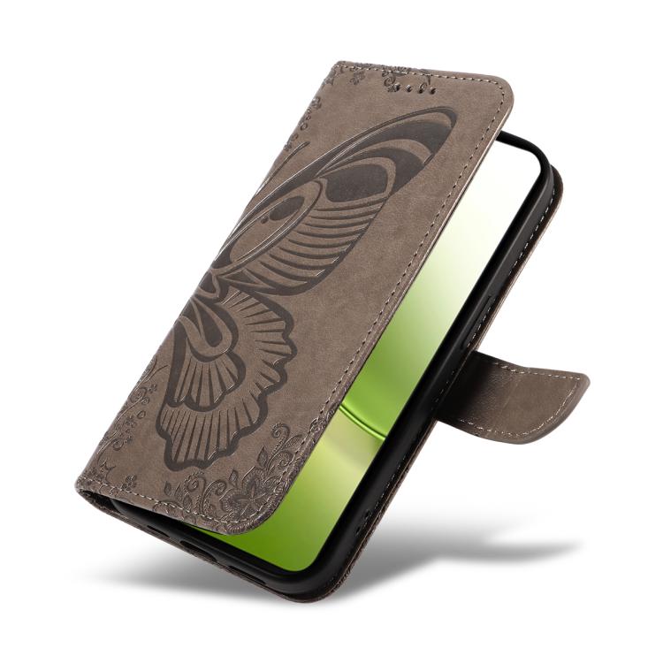 For vivo Y400 5G Swallowtail Butterfly Embossed Leather Phone Case