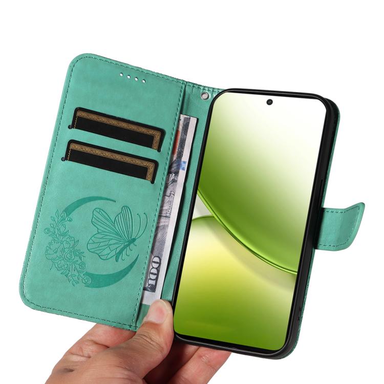 For vivo Y400 5G Swallowtail Butterfly Embossed Leather Phone Case