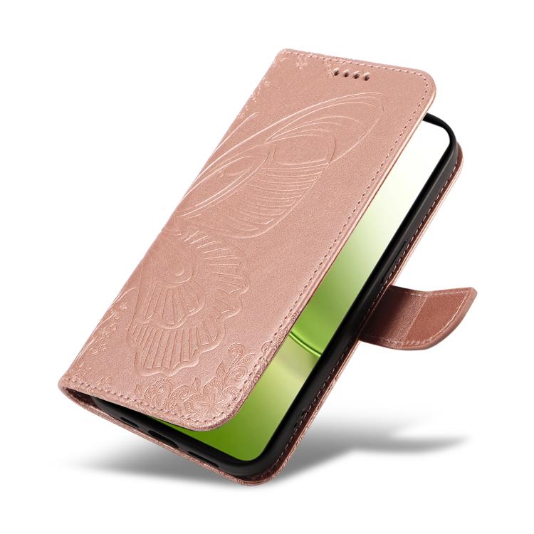 For vivo Y400 5G Swallowtail Butterfly Embossed Leather Phone Case