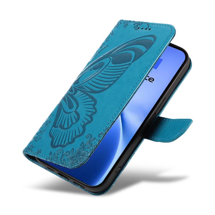 For vivo V60 Lite 4G Swallowtail Butterfly Embossed Leather Phone Case