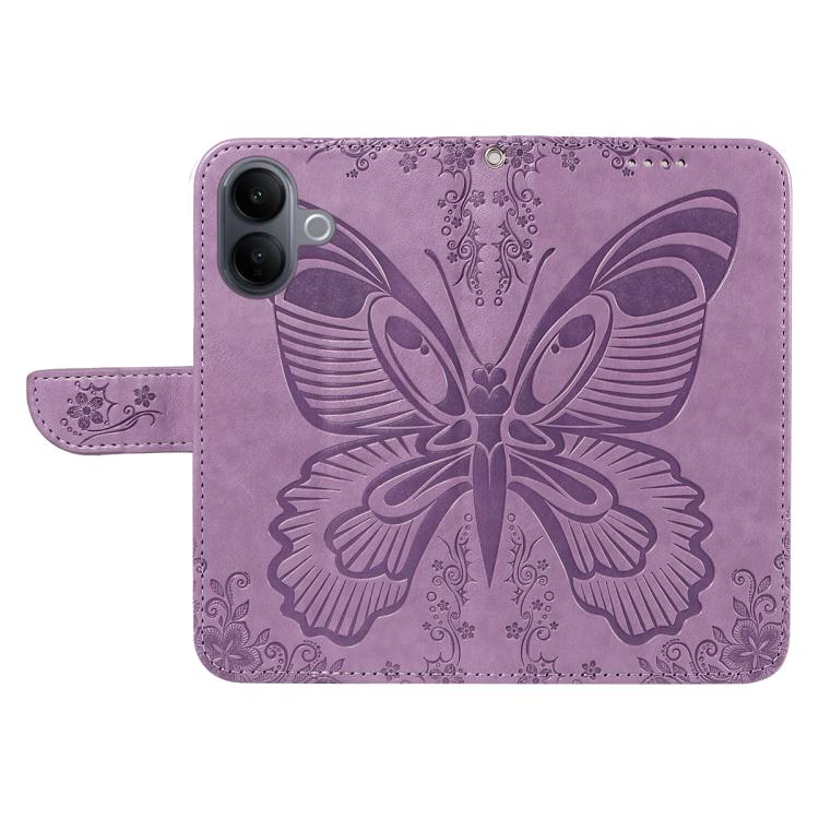 For vivo V60 Lite 4G Swallowtail Butterfly Embossed Leather Phone Case