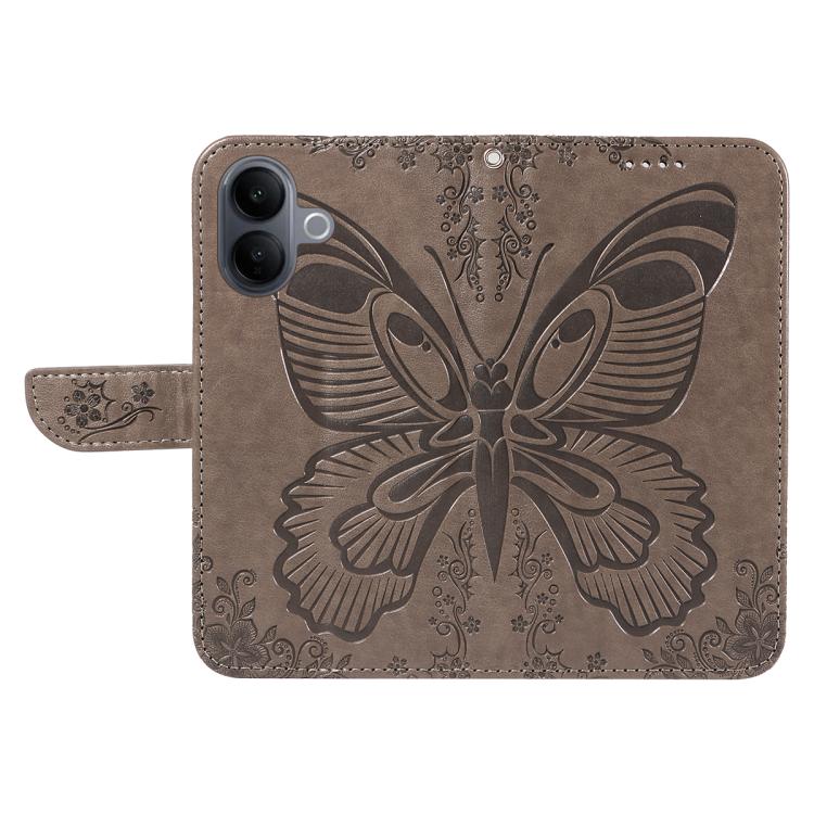 For vivo V60 Lite 4G Swallowtail Butterfly Embossed Leather Phone Case
