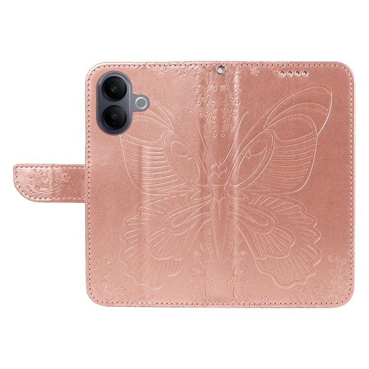 For vivo V60 Lite 4G Swallowtail Butterfly Embossed Leather Phone Case