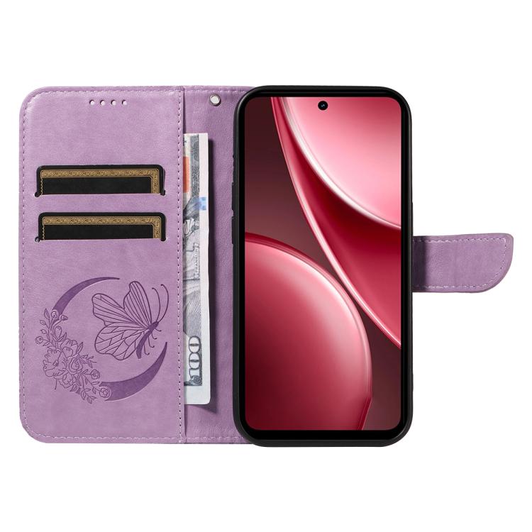 For vivo Y31 5G 2025 / Y21D Swallowtail Butterfly Embossed Leather Phone Case