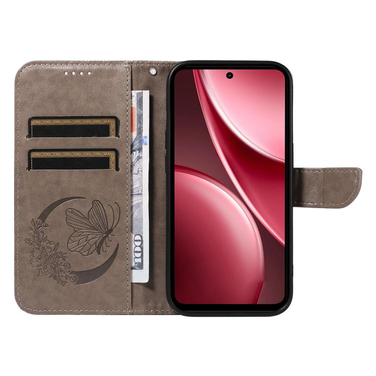 For vivo Y31 5G 2025 / Y21D Swallowtail Butterfly Embossed Leather Phone Case
