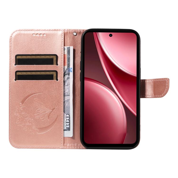 For vivo Y31 5G 2025 / Y21D Swallowtail Butterfly Embossed Leather Phone Case