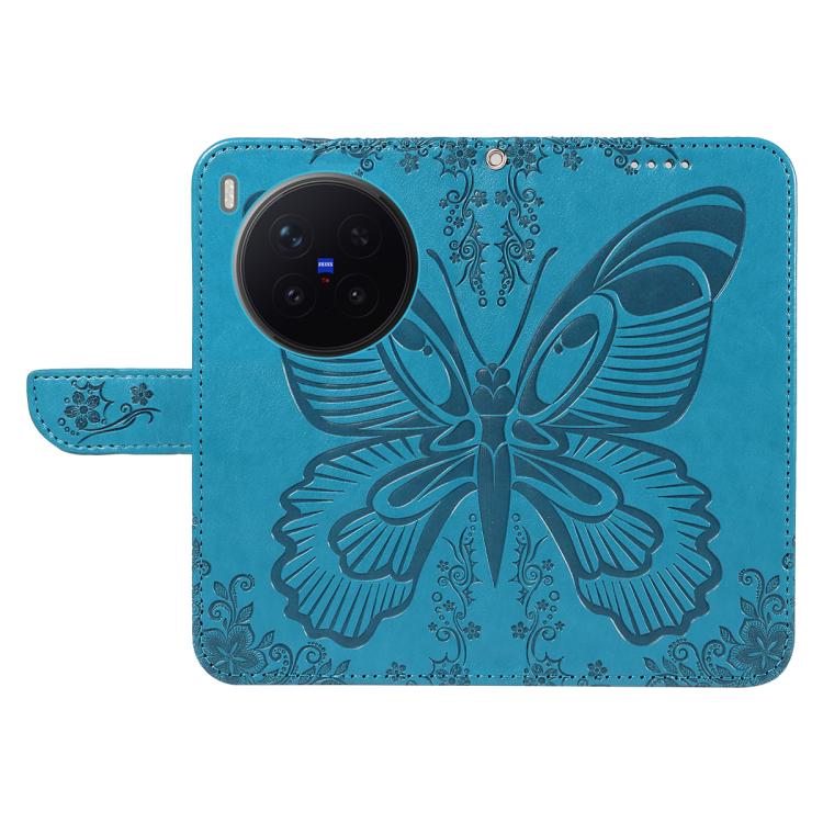 For vivo X300 Pro Swallowtail Butterfly Embossed Leather Phone Case