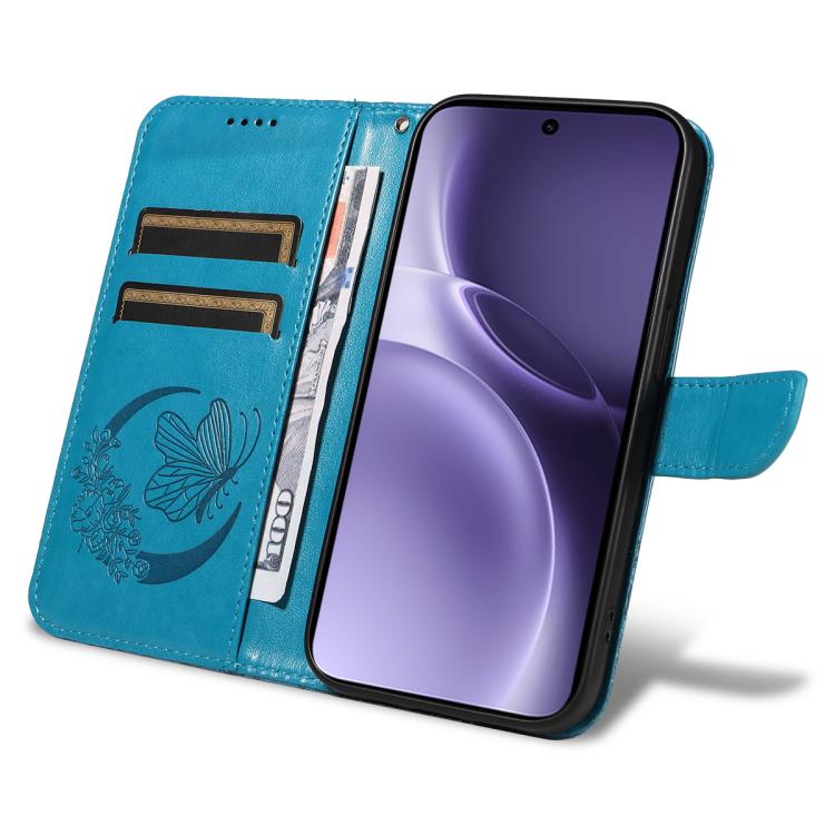 For vivo X300 Pro Swallowtail Butterfly Embossed Leather Phone Case