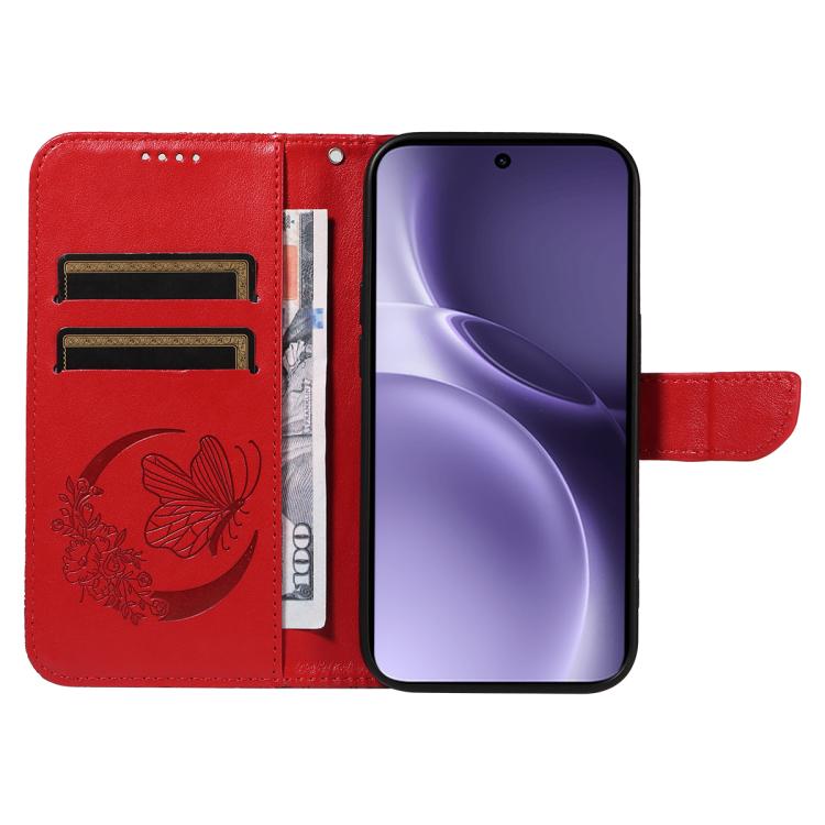 For vivo X300 Pro Swallowtail Butterfly Embossed Leather Phone Case