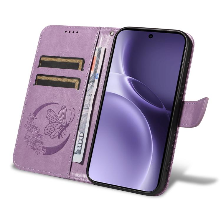For vivo X300 Pro Swallowtail Butterfly Embossed Leather Phone Case