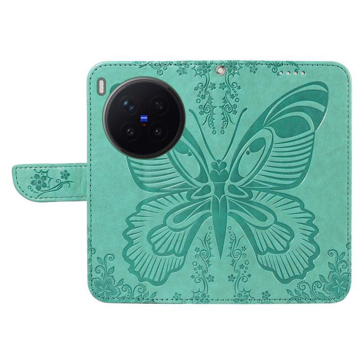 For vivo X300 Pro Swallowtail Butterfly Embossed Leather Phone Case