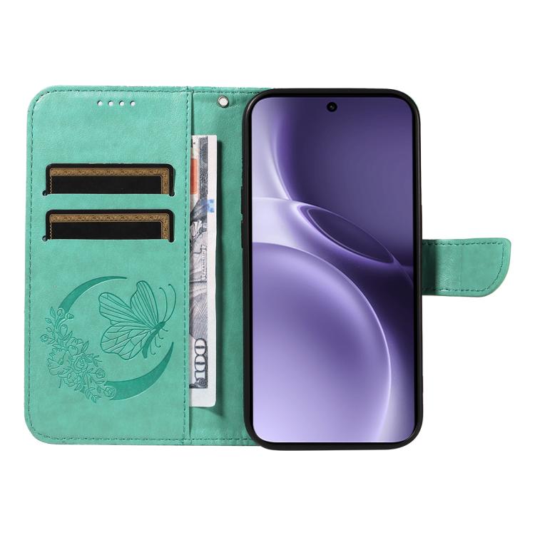 For vivo X300 Pro Swallowtail Butterfly Embossed Leather Phone Case