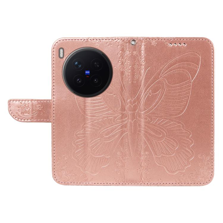 For vivo X300 Pro Swallowtail Butterfly Embossed Leather Phone Case