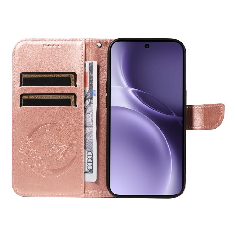 For vivo X300 Pro Swallowtail Butterfly Embossed Leather Phone Case
