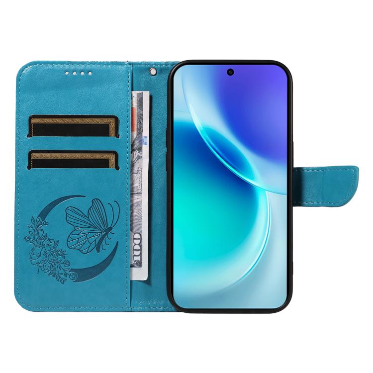For vivo X300 Swallowtail Butterfly Embossed Leather Phone Case
