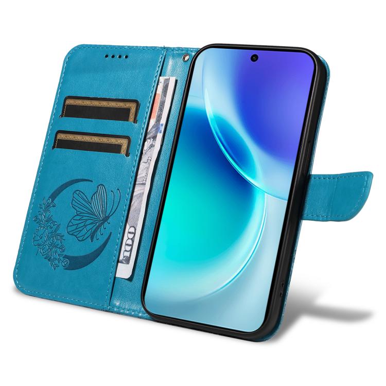 For vivo X300 Swallowtail Butterfly Embossed Leather Phone Case