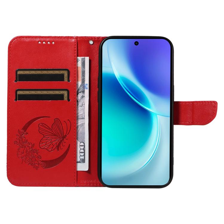 For vivo X300 Swallowtail Butterfly Embossed Leather Phone Case