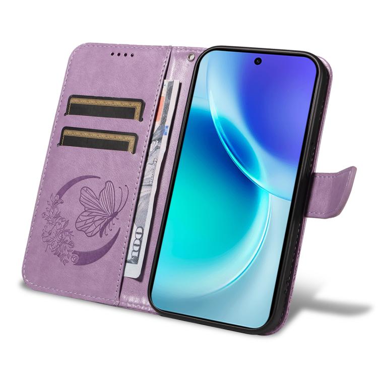 For vivo X300 Swallowtail Butterfly Embossed Leather Phone Case