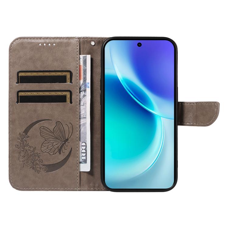 For vivo X300 Swallowtail Butterfly Embossed Leather Phone Case