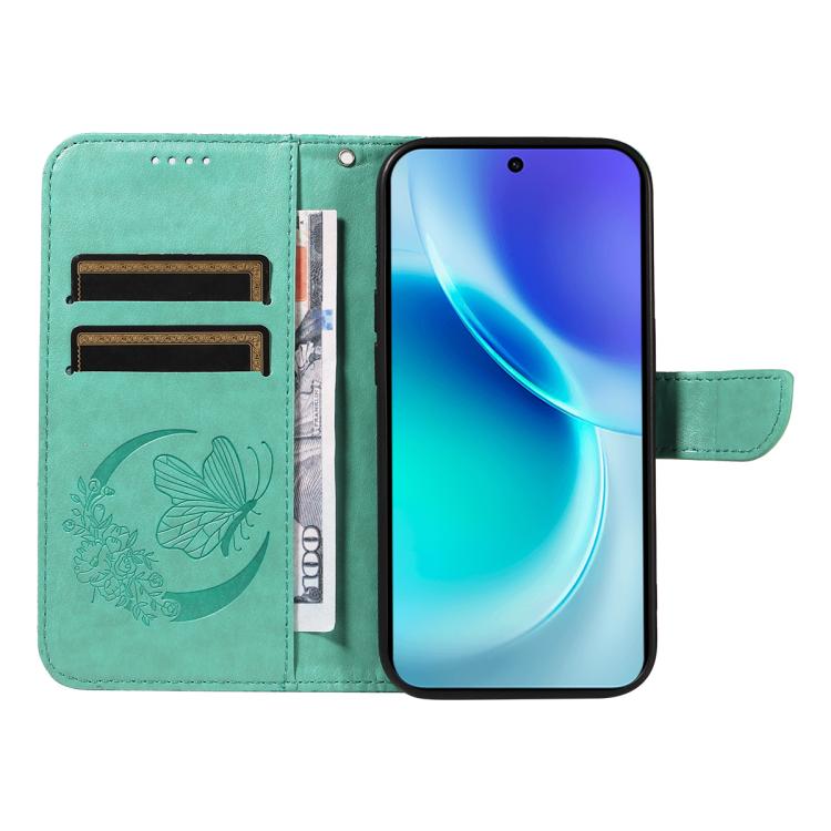 For vivo X300 Swallowtail Butterfly Embossed Leather Phone Case
