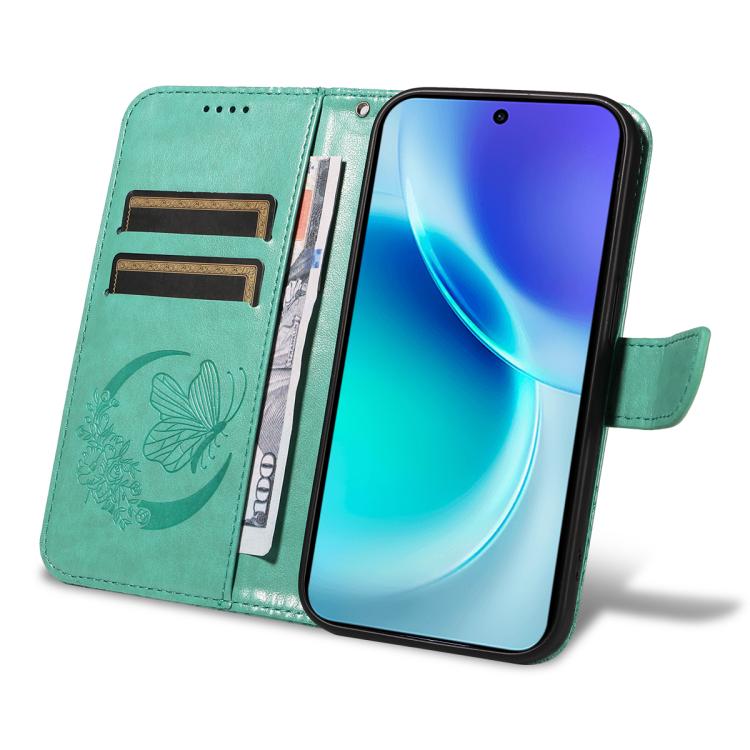 For vivo X300 Swallowtail Butterfly Embossed Leather Phone Case