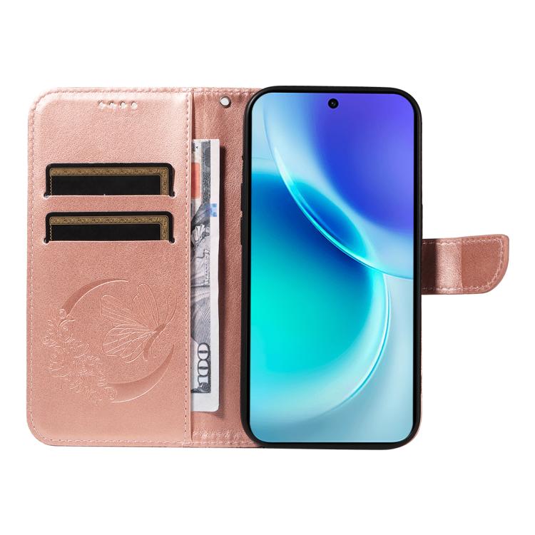 For vivo X300 Swallowtail Butterfly Embossed Leather Phone Case