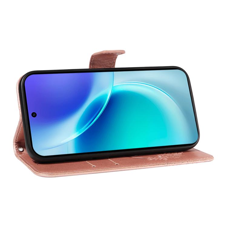 For vivo X300 Swallowtail Butterfly Embossed Leather Phone Case