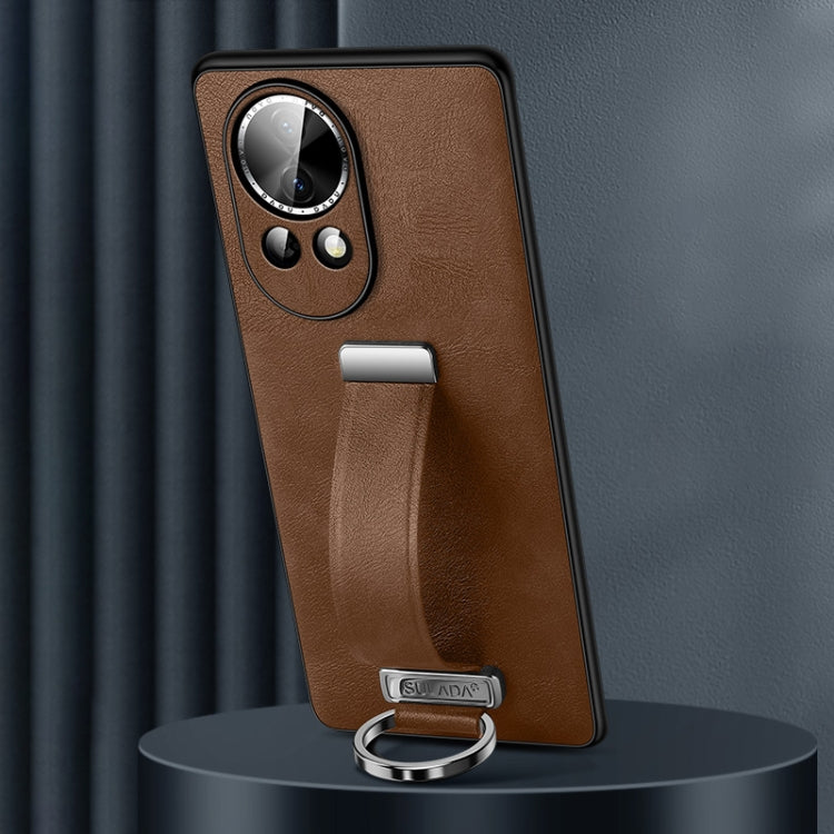 For Huawei nova 12 / nova 13 SULADA PC Hybrid Leather Texture Skin Feel Shockproof Phone Case