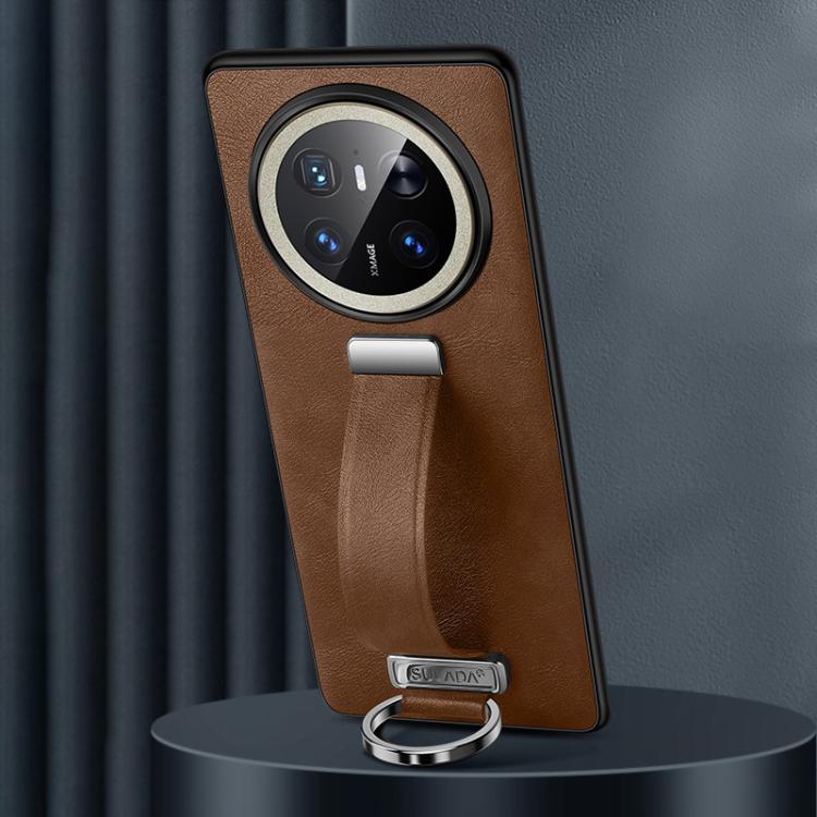 For Huawei Mate 70 SULADA PC Hybrid Leather Texture Skin Feel Shockproof Phone Case
