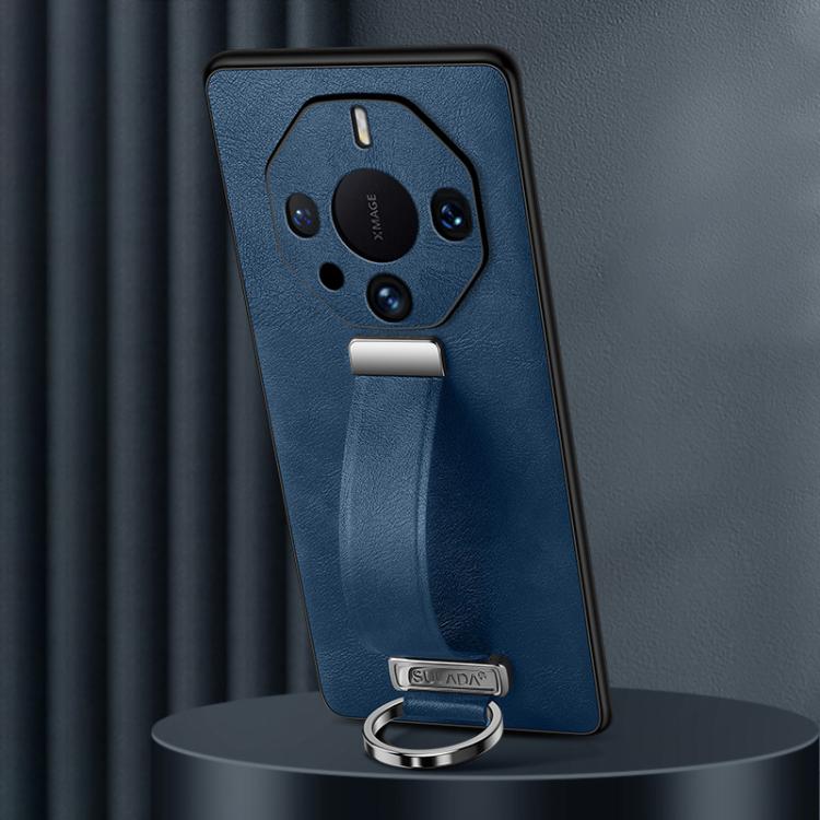 For Huawei Mate 60 RS Ultimate SULADA PC Hybrid Leather Texture Skin Feel Shockproof Phone Case