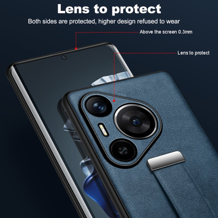 For Huawei Pura 70 Ultra SULADA PC Hybrid Leather Texture Skin Feel Shockproof Phone Case