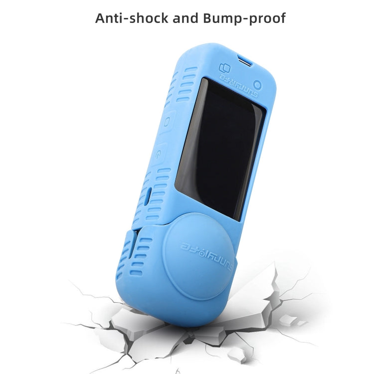 For Insta360 X4 / X5 Sunnylife Silicone Shockproof Case Lens Cover