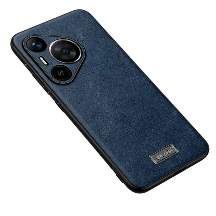 For Huawei Pura 70 Pro / 70 Pro+ SULADA Shockproof TPU Hybrid Handmade Leather Phone Case