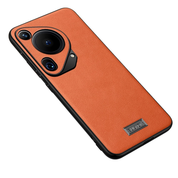 For Huawei Pura 70 Ultra SULADA Shockproof TPU Hybrid Handmade Leather Phone Case