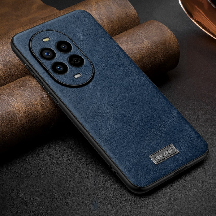 For Huawei nova 13 Pro SULADA Shockproof TPU Hybrid Handmade Leather Phone Case