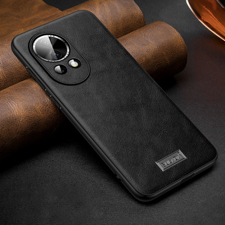 For Huawei nova 12 / nova 13 SULADA Shockproof TPU Hybrid Handmade Leather Phone Case