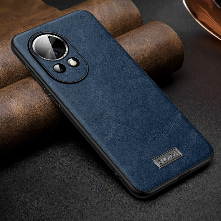 For Huawei nova 12 / nova 13 SULADA Shockproof TPU Hybrid Handmade Leather Phone Case