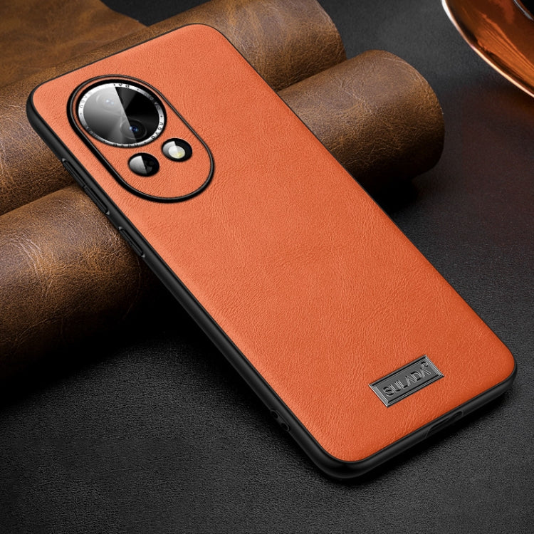 For Huawei nova 12 / nova 13 SULADA Shockproof TPU Hybrid Handmade Leather Phone Case