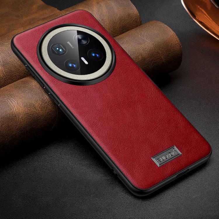 For Huawei Mate 70 Pro / Mate 70 Pro+ SULADA Shockproof TPU Hybrid Handmade Leather Phone Case