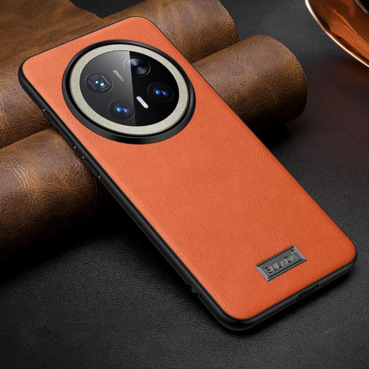 For Huawei Mate 70 Pro / Mate 70 Pro+ SULADA Shockproof TPU Hybrid Handmade Leather Phone Case