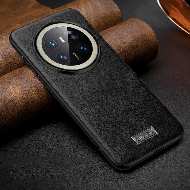 For Huawei Mate 70 SULADA Shockproof TPU Hybrid Handmade Leather Phone Case