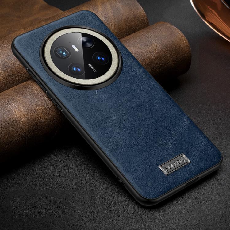For Huawei Mate 70 SULADA Shockproof TPU Hybrid Handmade Leather Phone Case