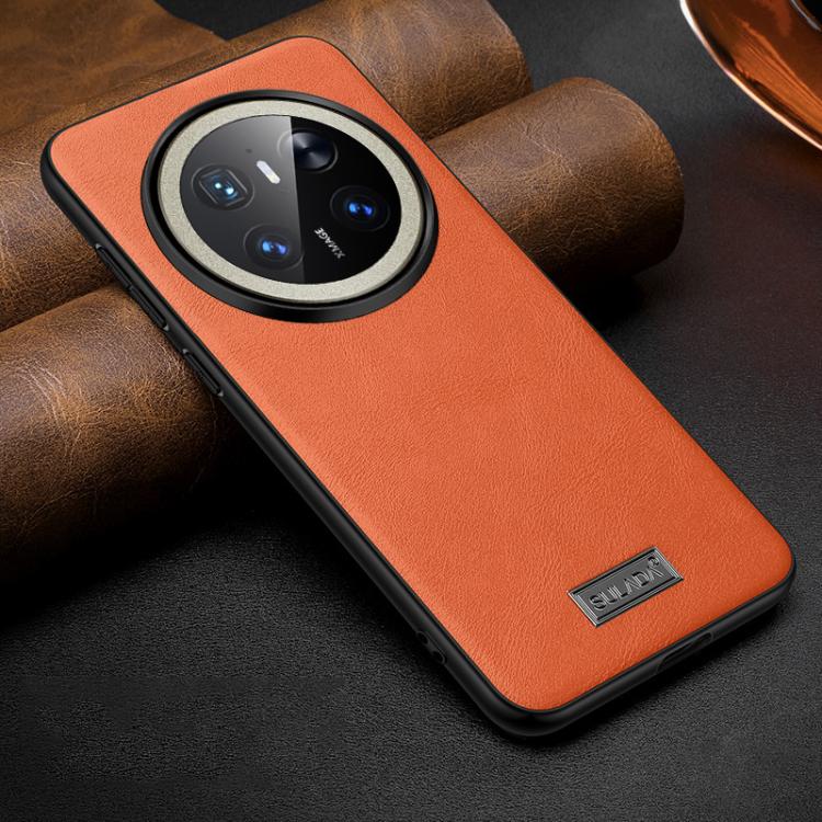 For Huawei Mate 70 SULADA Shockproof TPU Hybrid Handmade Leather Phone Case