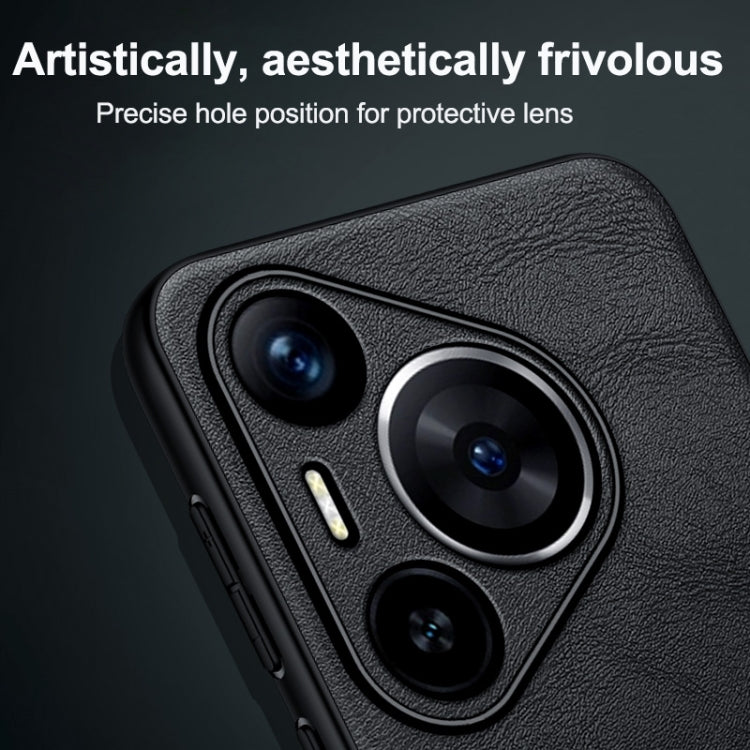For Huawei Mate 70 SULADA Shockproof TPU Hybrid Handmade Leather Phone Case