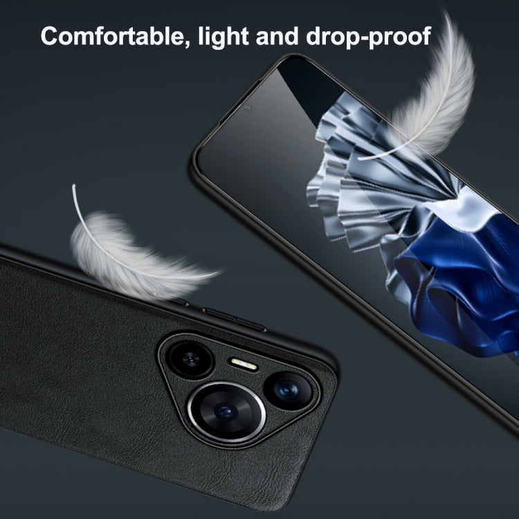 For Huawei nova 13 Pro SULADA Shockproof TPU Hybrid Handmade Leather Phone Case