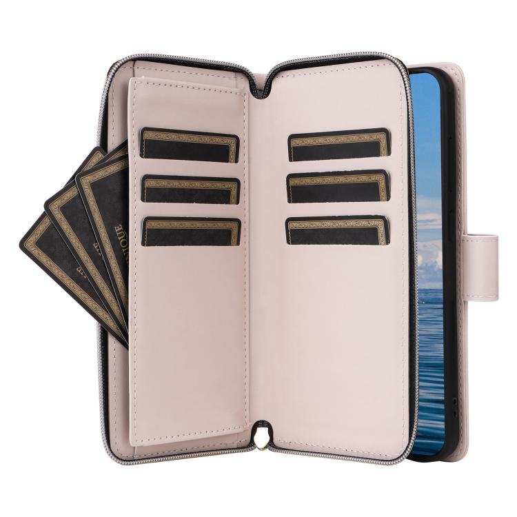 For Samsung Galaxy S26 5G Crossbody Rhombic Zipper Tower Buckle Leather Phone Case with Lanyard