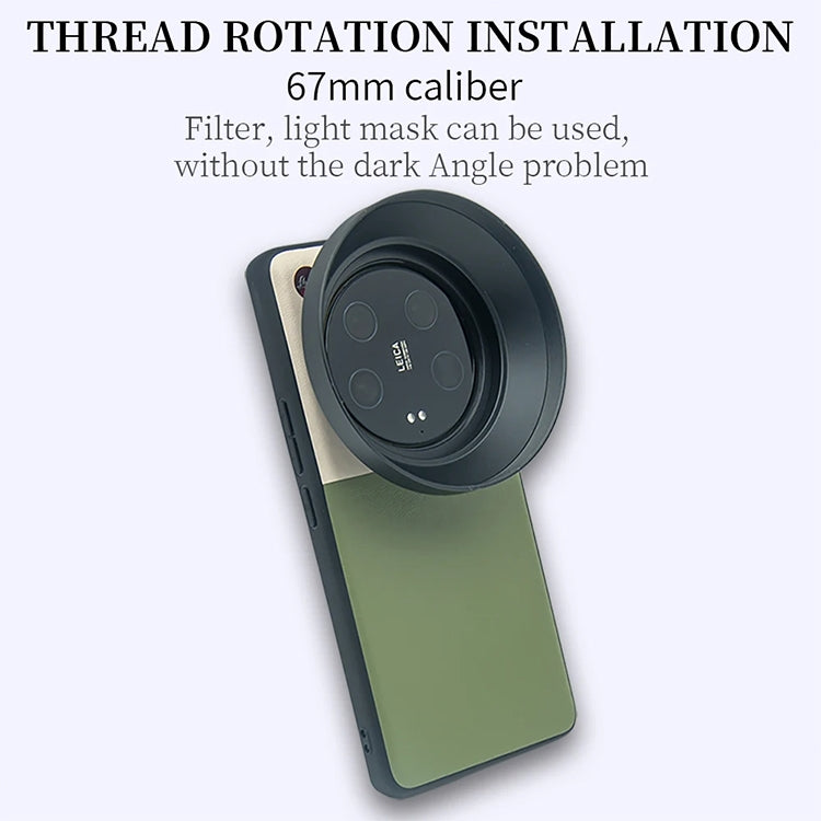 For Xiaomi 14 Ultra JSR Phone Case with Filter Adapter Ring & Storage Box