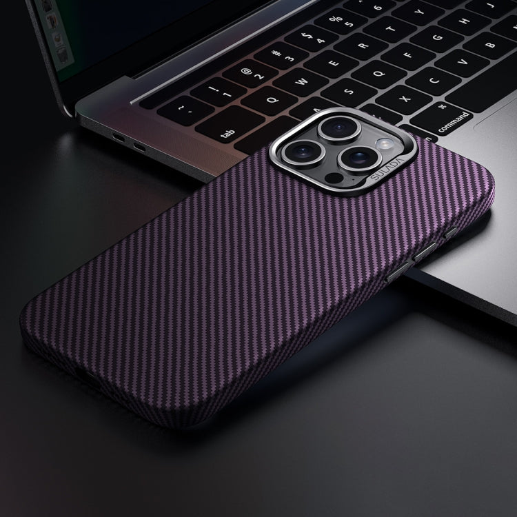 For iPhone 15 Pro SULADA 600D Kevlar Texture PC Shockproof Phone Case