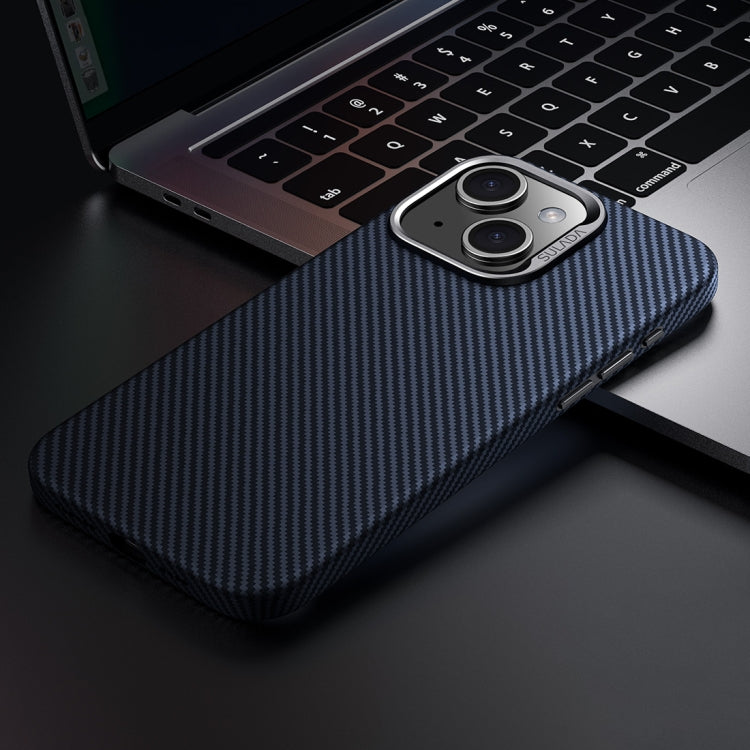 For iPhone 15 SULADA 600D Kevlar Texture PC Shockproof Phone Case